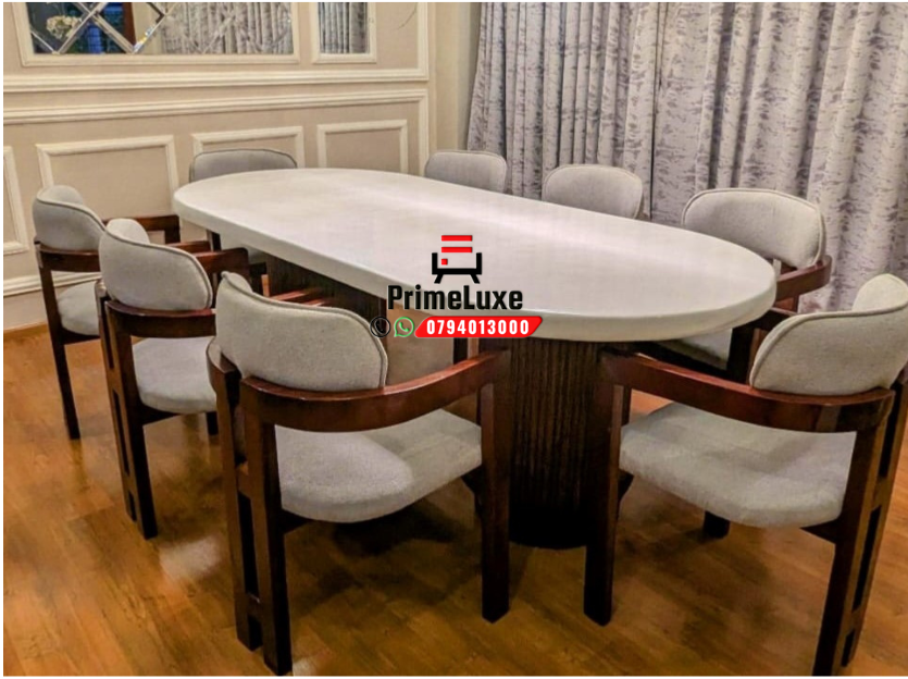 8 Seater Oval Dining Collection