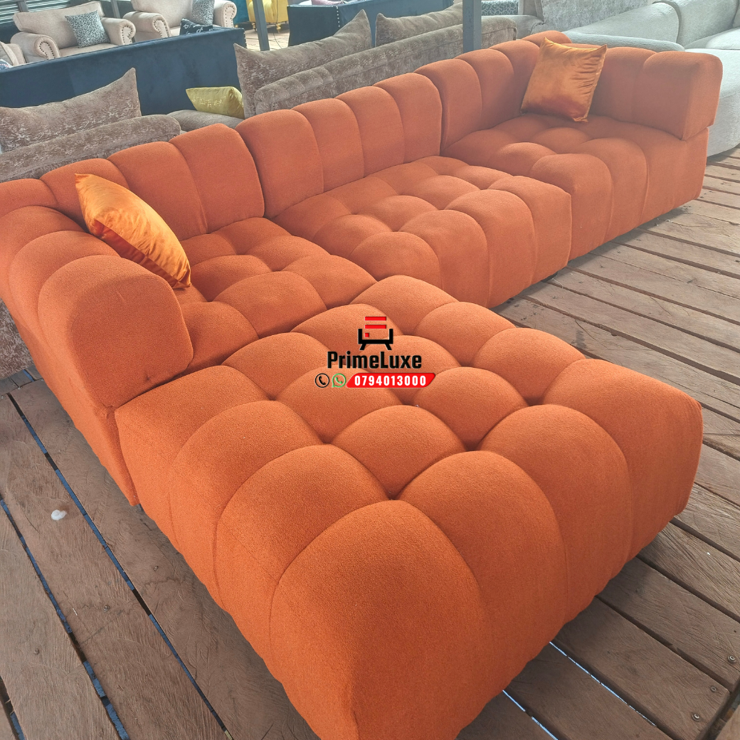 Modern 4-Piece Modular L-Shaped Sofa - Image 2