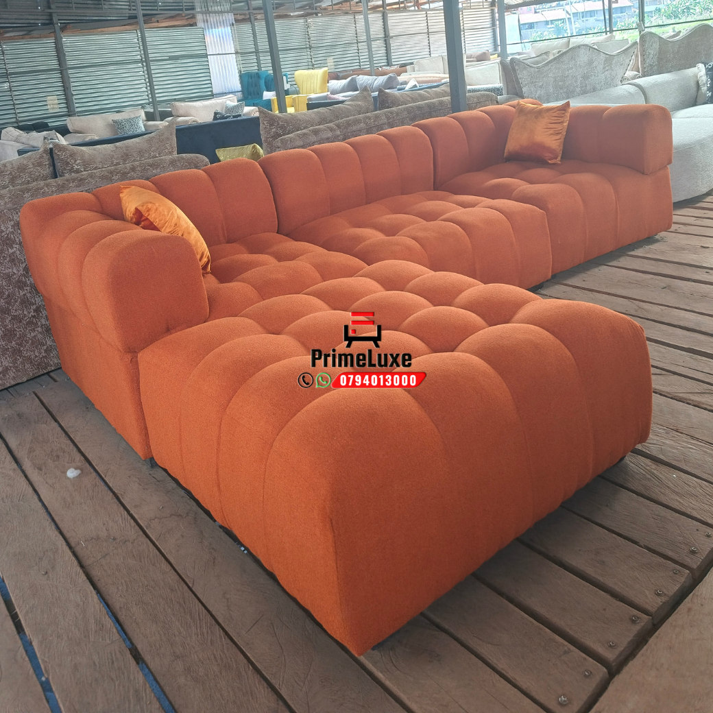 Modern 4-Piece Modular L-Shaped Sofa
