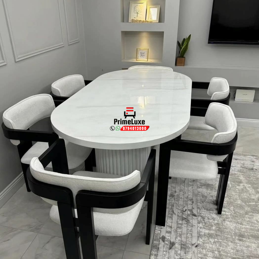6 seater marble dining table kenya